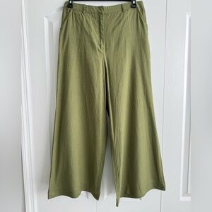Max Studio Women’s Olive Wide Leg Pants Sixe XL